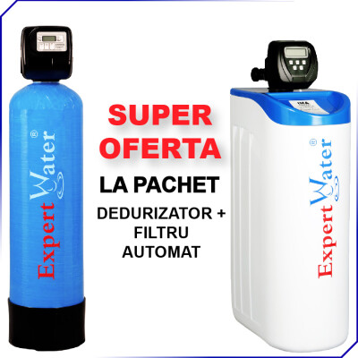 Cel mai MIC PRET la pachet Filtru Automat EWF 25  + Dedurizator apa EWS 25 - OFERTA  FOARTE BUNA  !