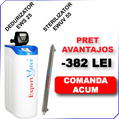 NOU CEL MAI MIC PRET la Dedurizator EWS 25 si Sterilizator EWUV 55 OFERTA LIMITATA 01 2